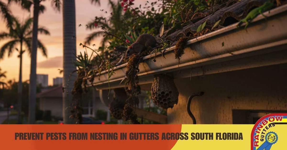 Prevent Pests from Nesting in Gutters Across South Florida