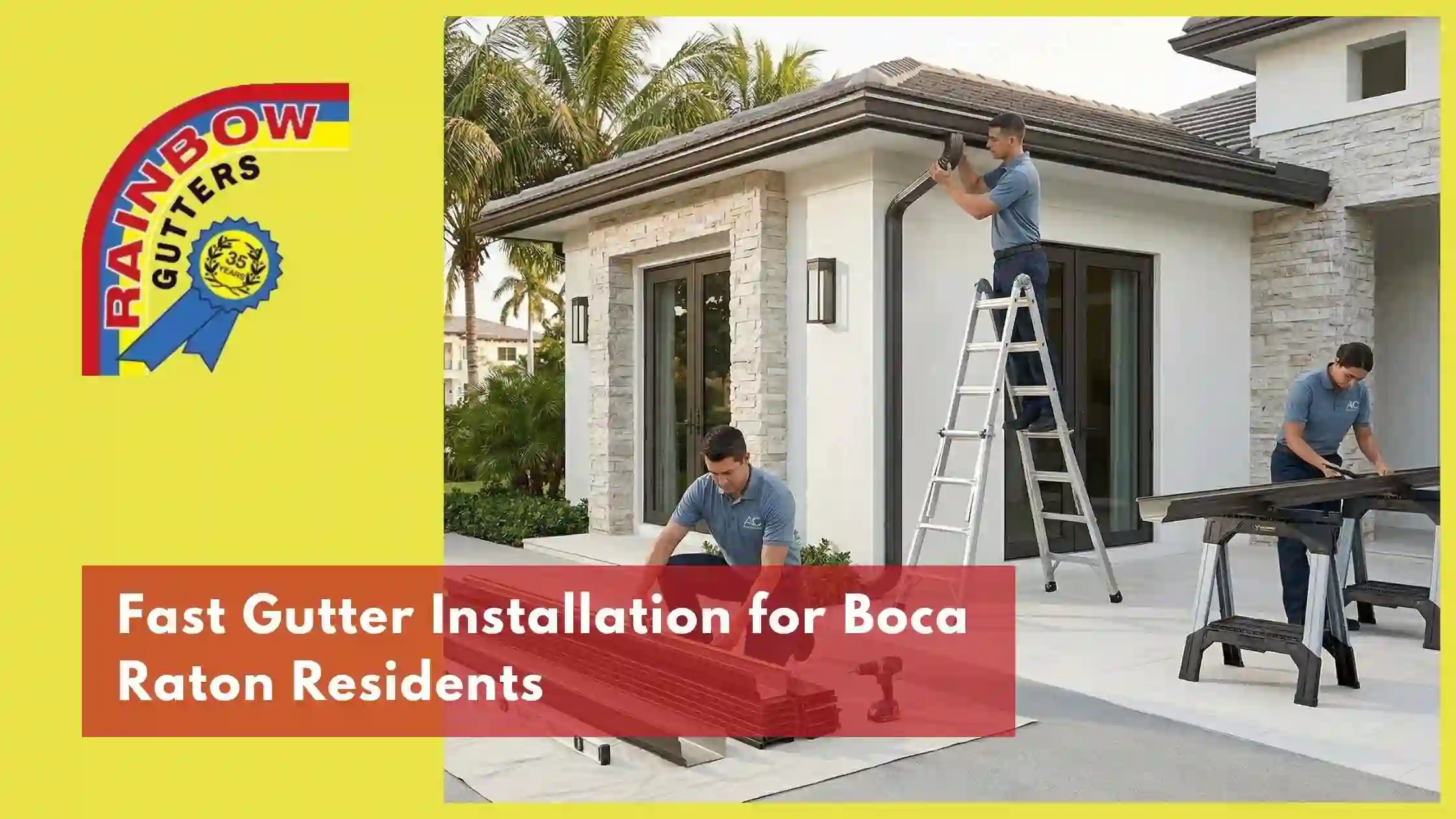 Fast Gutter Installation for Boca Raton Residents